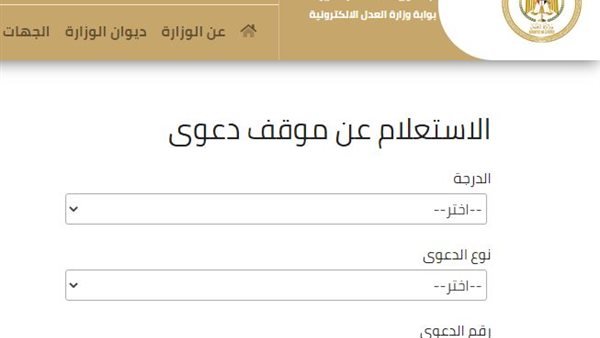 متاح.. موقع وزارة العدل المصرية الاستعلام عن القضايا بالاسم فقط